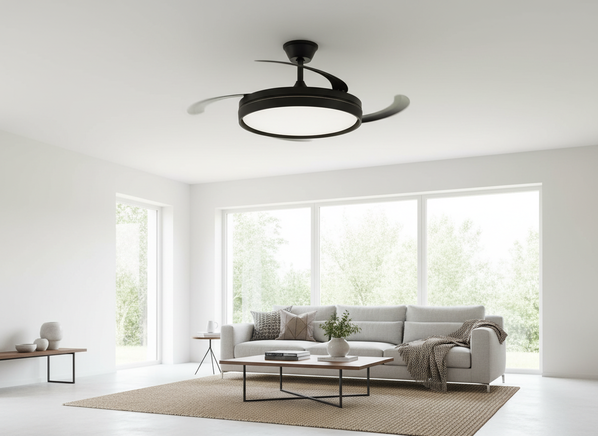 HELIX NOIR instalado en un salón-comedor moderno